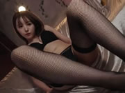 Transcending AV Yua Mikami extreme masturbation support Fishnet Footjob