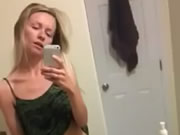 Blonde tiny teen play with pussy